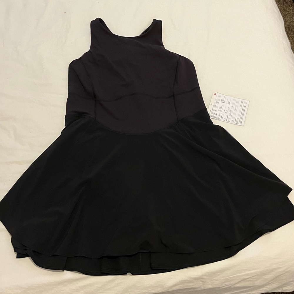 Lululemon Lab Sample Tennis Dress Black Size 18